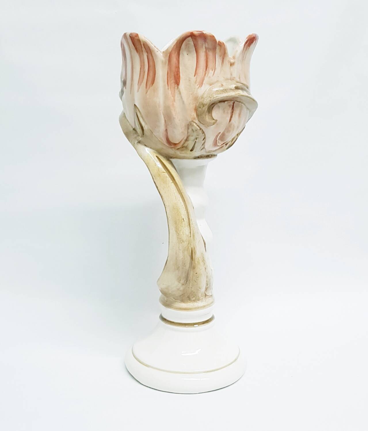 Grand vase à fleurs Capodimonte