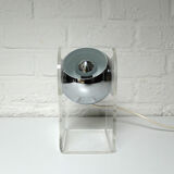 Space age sphere plexiglass table lamp, 1960/70