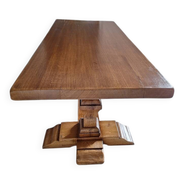 Table de repas style Monastère en chêne massif