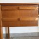 Vintage wooden office of the 50s feet 'traineau'