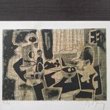 Lithographie par Marcel Mouly