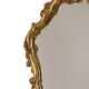 Classic Gold Crested Mirror, French Baroque Style, 74 cm