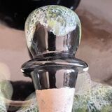 Stoneware carafe and plate