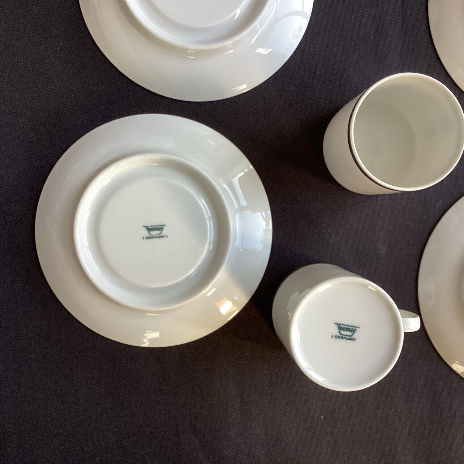 Set of 4 cups and 4 saucers Thomas Germany