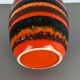 Multi-Color Pottery Fat Lava Multi-Color Floor Vase Made by Scheurich, Germany 1970s