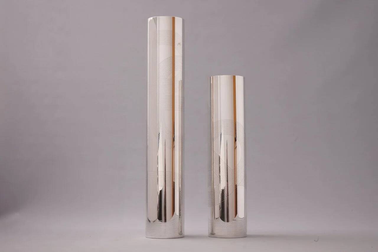 Vase Chaîne d'Ancre par Hermès Paris lot de 2