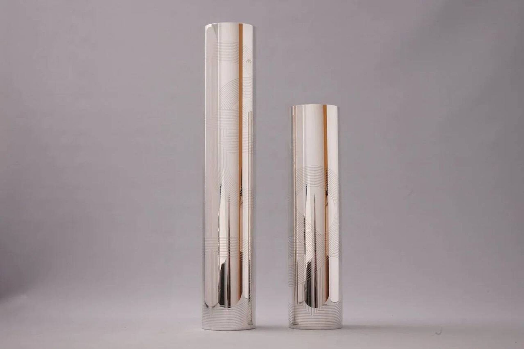 Chaîne d'Ancre vase by Hermès Paris set of 2