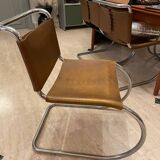 Set of six vintage MR 10 Mies Van der Rohe Knoll chairs