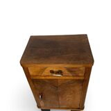 Tables de chevet italiennes élégantes de style art déco des années 1940/1950.