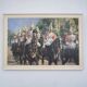 Oil on canvas painting by Eric Mason Up the Mall 1970