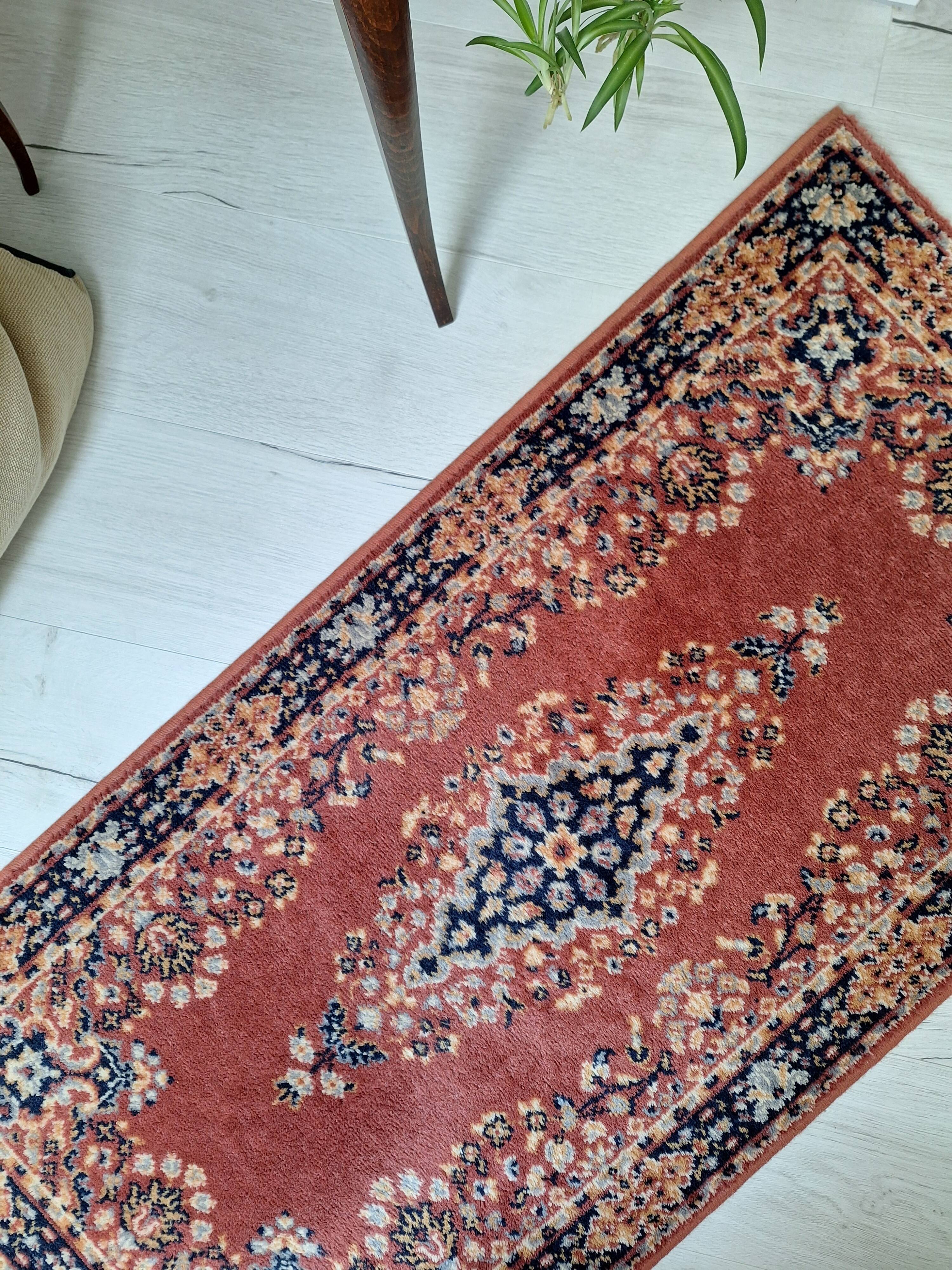 Pink Persian wool rug