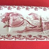 Plat de service long tulipe sarreguemines 22,5 cm x 9 cm environ