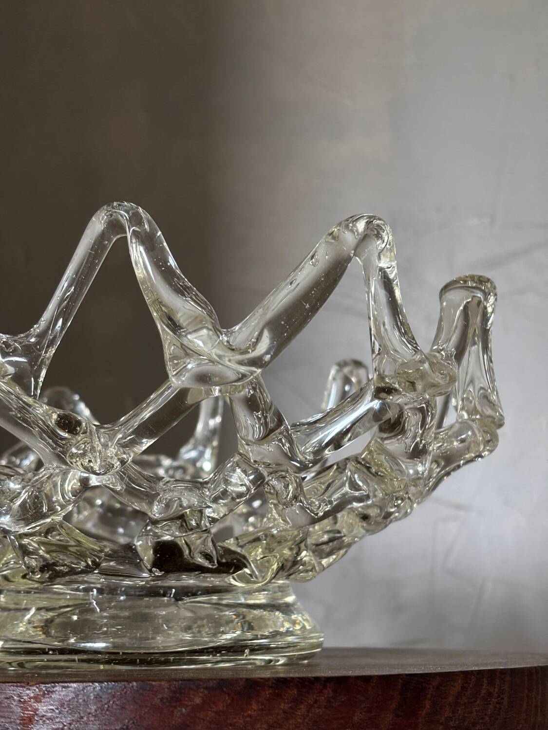 Blown glass cup - Italy 1950