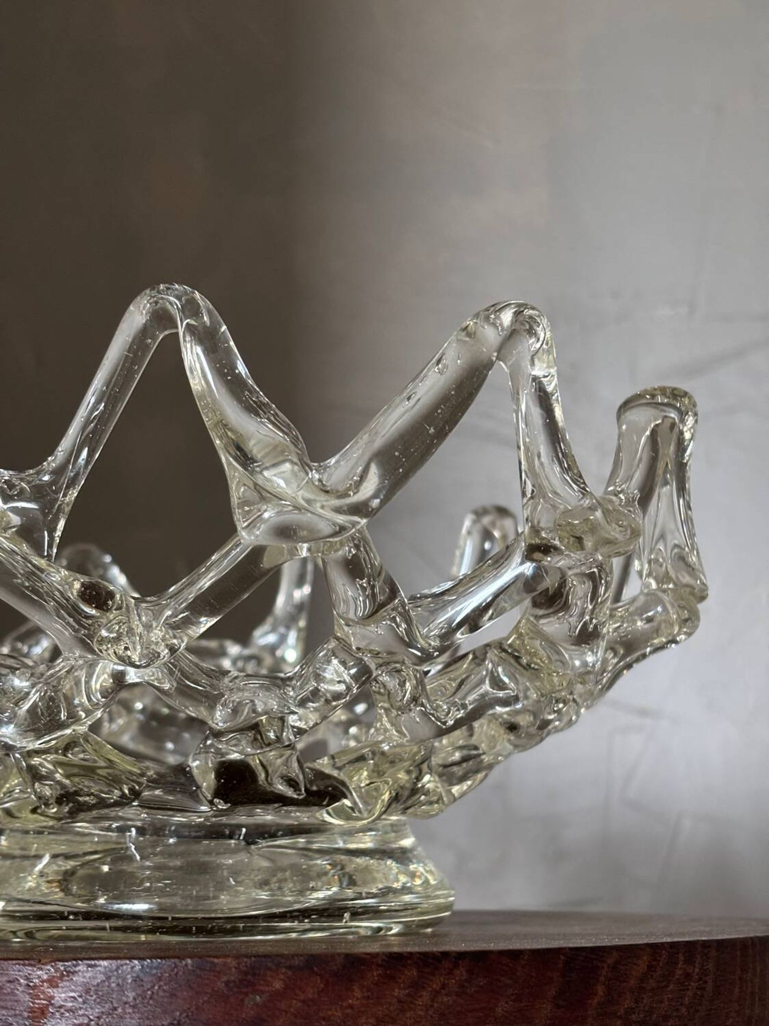 Blown glass cup - Italy 1950