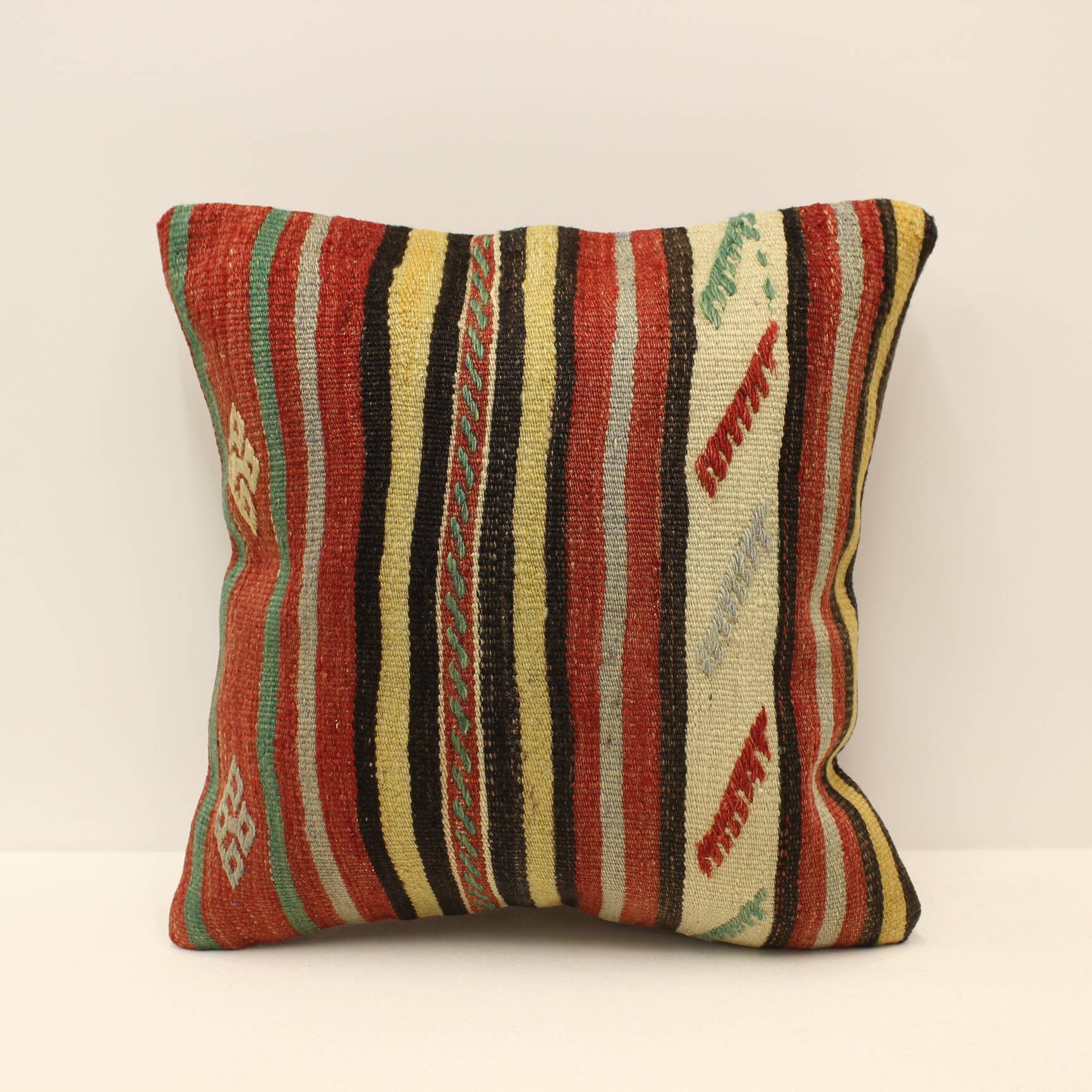 Turkish kilim cushion, 40x40 cm, k-1325