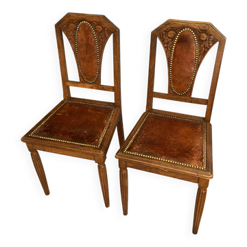 Pair of chairs 1930 Art Deco
