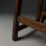 Set of 4 antique oak dining chairs, 1900s