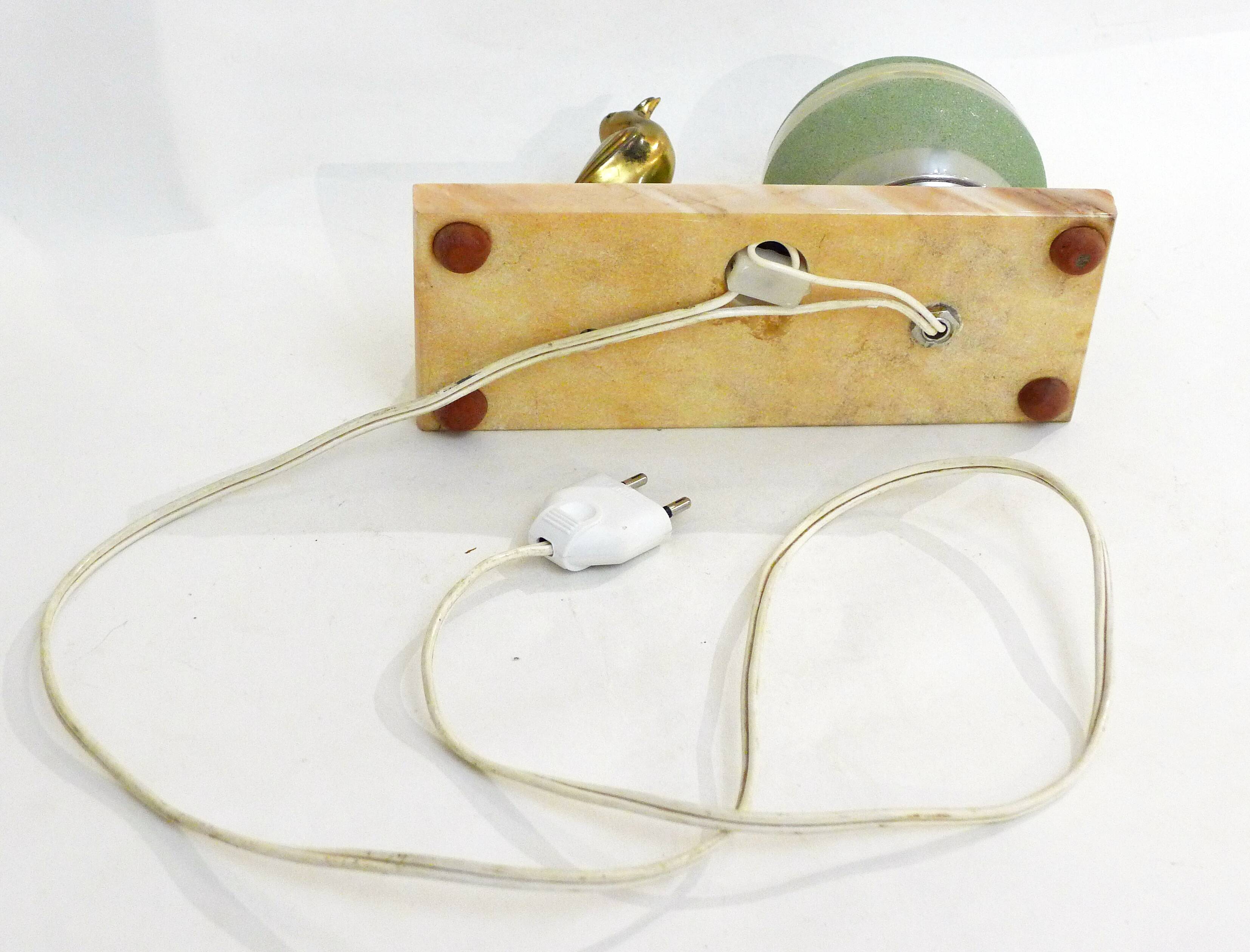 Art Deco night light lamp