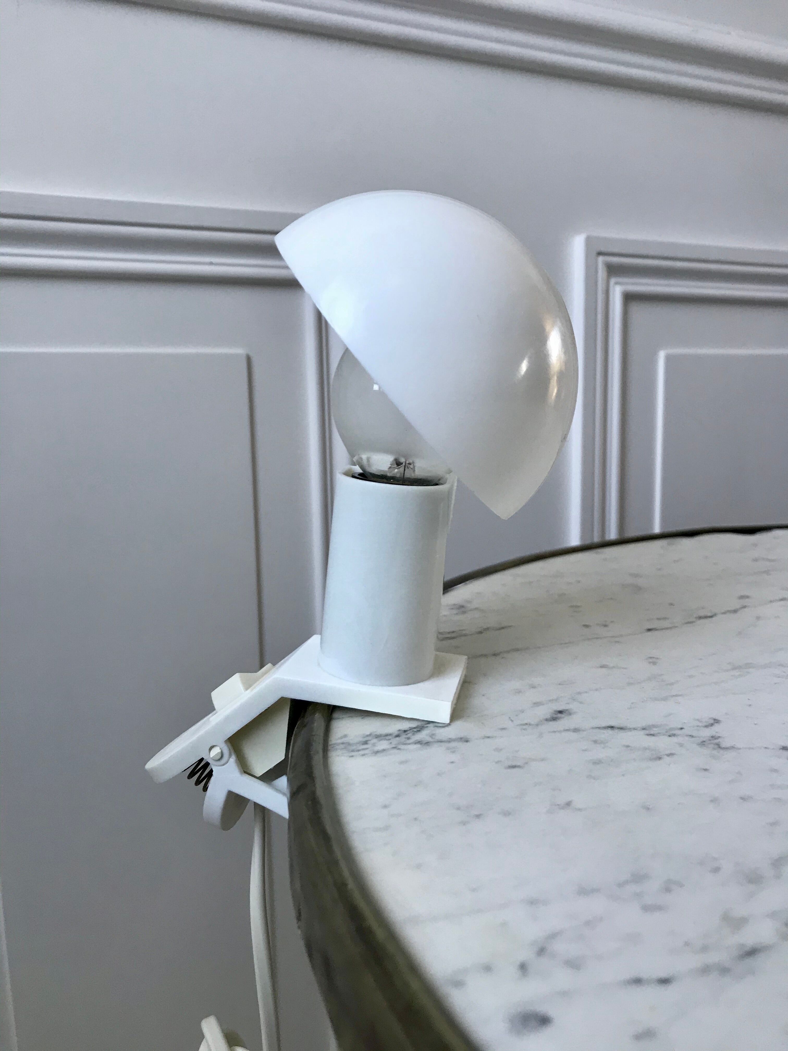 lampe champignon design à pincer Sarlam années 70