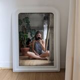 Classic white mirror