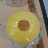 4 Art Deco glass pendant lights