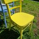 Série de 4 chaises Baumann en bois pastel