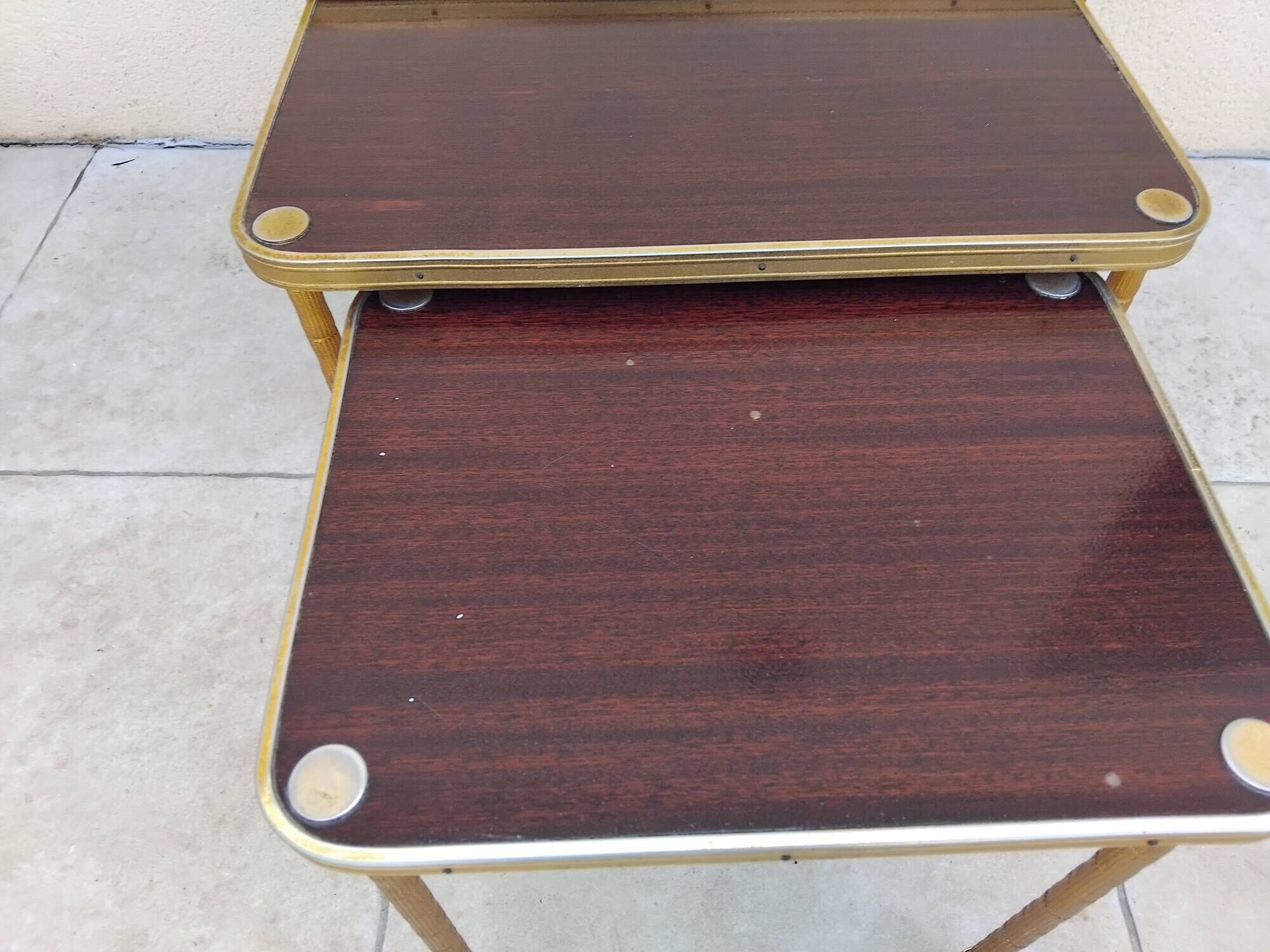 Table gigognes vintage