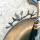 French stag handle champagne bucket wine cooler pedestal bowl