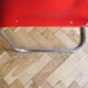 Bright Red 1950's Modernist cantilevered Chair