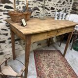 table with vintage drawer