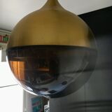 Space age drop-shaped pendant light