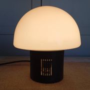 Lampe champignon verre et métal années 60
