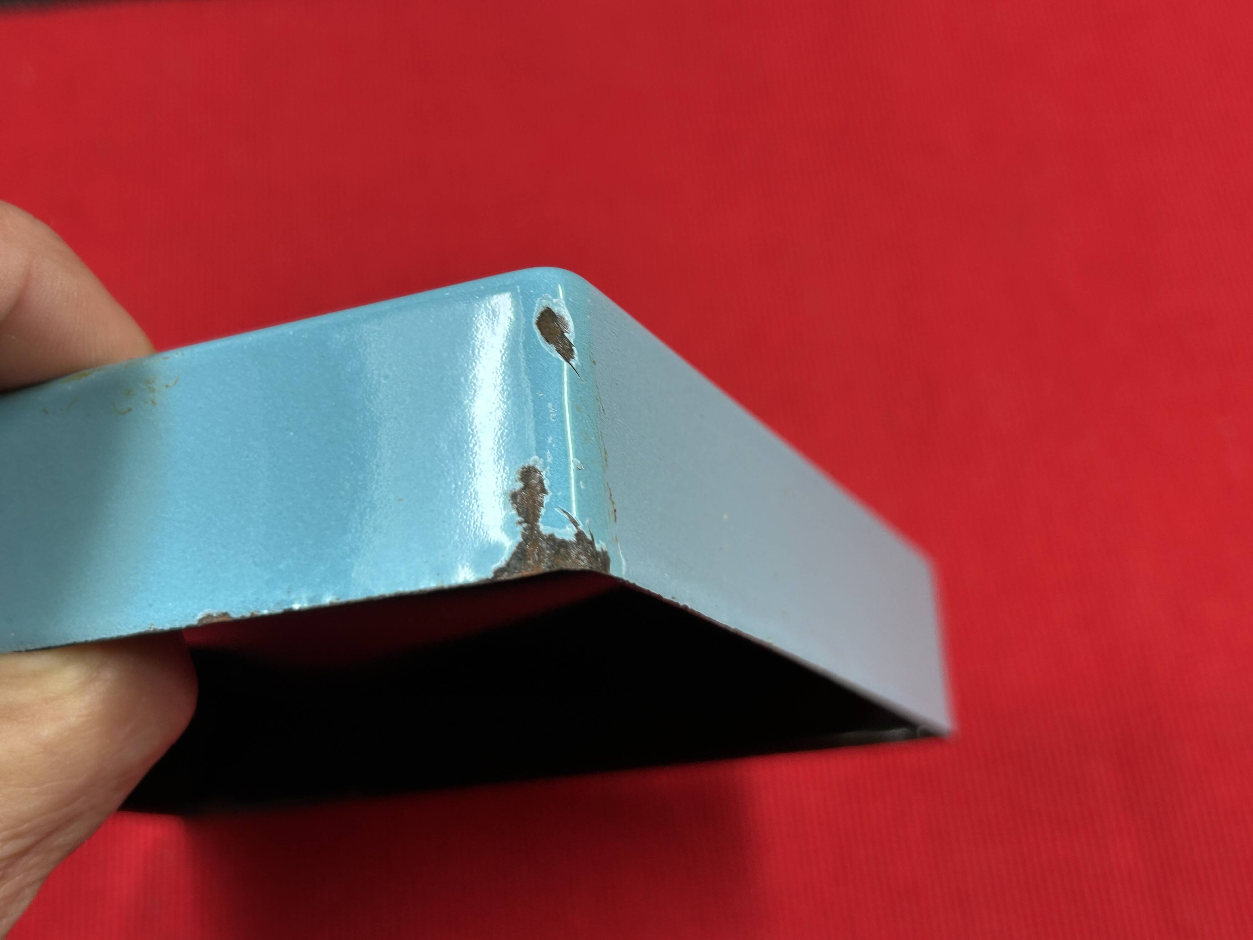 enameled metal pocket tray