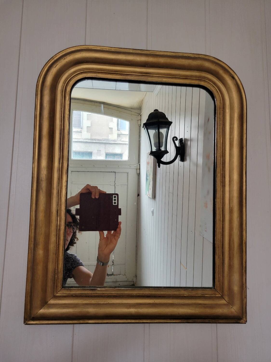 Louis Philippe gilded mirror, late 19th century