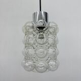 Large Bubble Glass Pendant by Helena Tynell for Limburg, Germany, 1970s