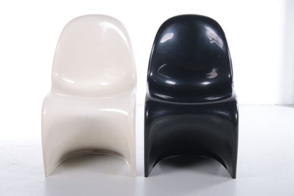 Ensemble de 4 chaises de Verner Panton fabriquées par Herman Miller