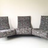Pastel sofa Vico Magistretti model Veranda for Cassina 1980 s