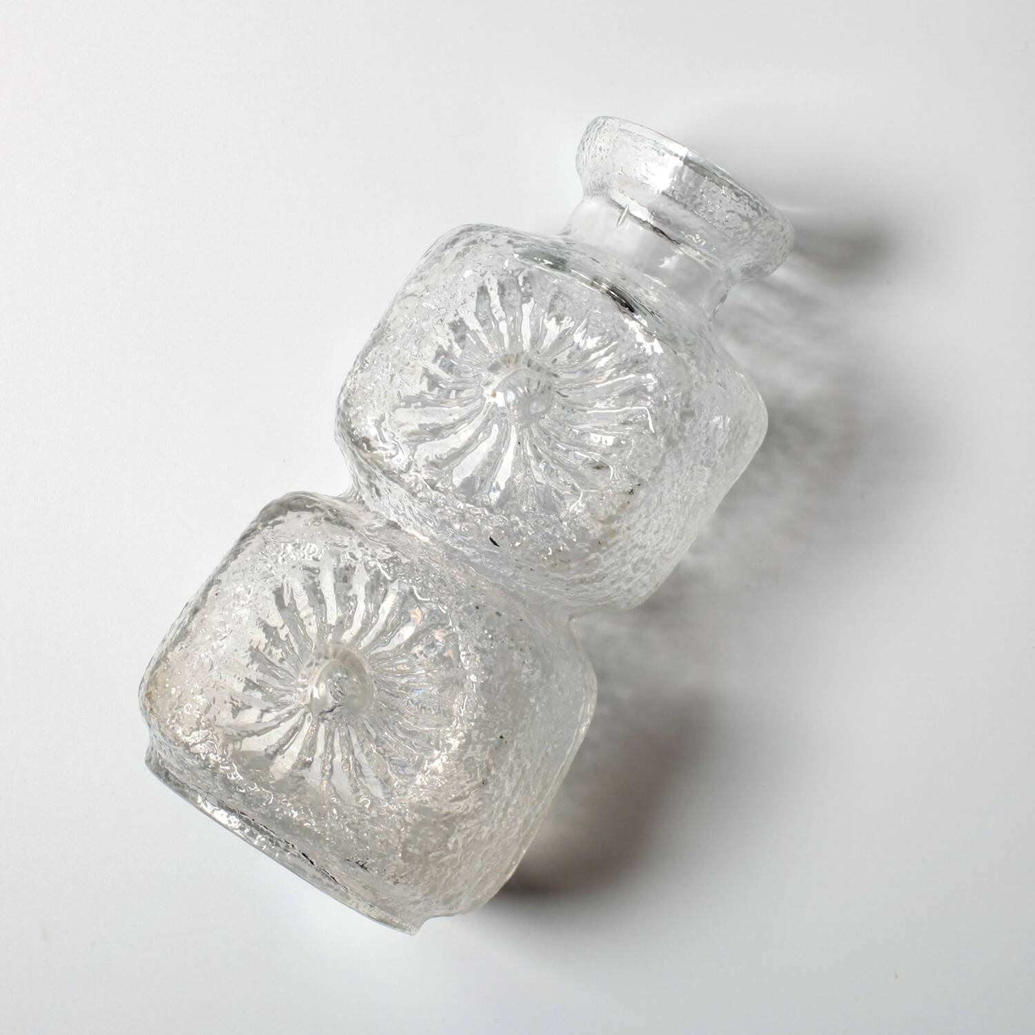 Pressed Glass Vase Flowers by Pavel Panek / Czech Republic / 1973