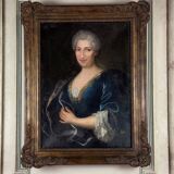 Portrait of a lady of quality, oil on canvas, 18th century.