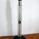 Small Art Deco floor lamp Richard Essig vintage glass and chrome 1960s