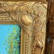 Painting on isorel, wooden frame