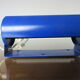Ikea roll wall lamp model V413 in blue lacquered metal 1980