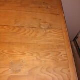 Old wooden farm table