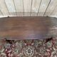Table basse scandinave en acajou à double plateau