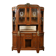 Buffet-vitrine Art nouveau aux putti, vers 1900