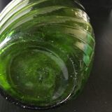 Italian carafe green glass