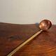 Copper and brass skimmer ladle from the 50s