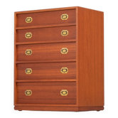 Commode de milieu de siècle en teck par Henning Korch, Danemark, années 1960.