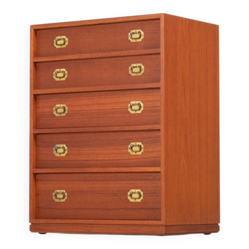 Mid-Century Drawer Chest in Teak by Henning Korch, Denmark, 1960s