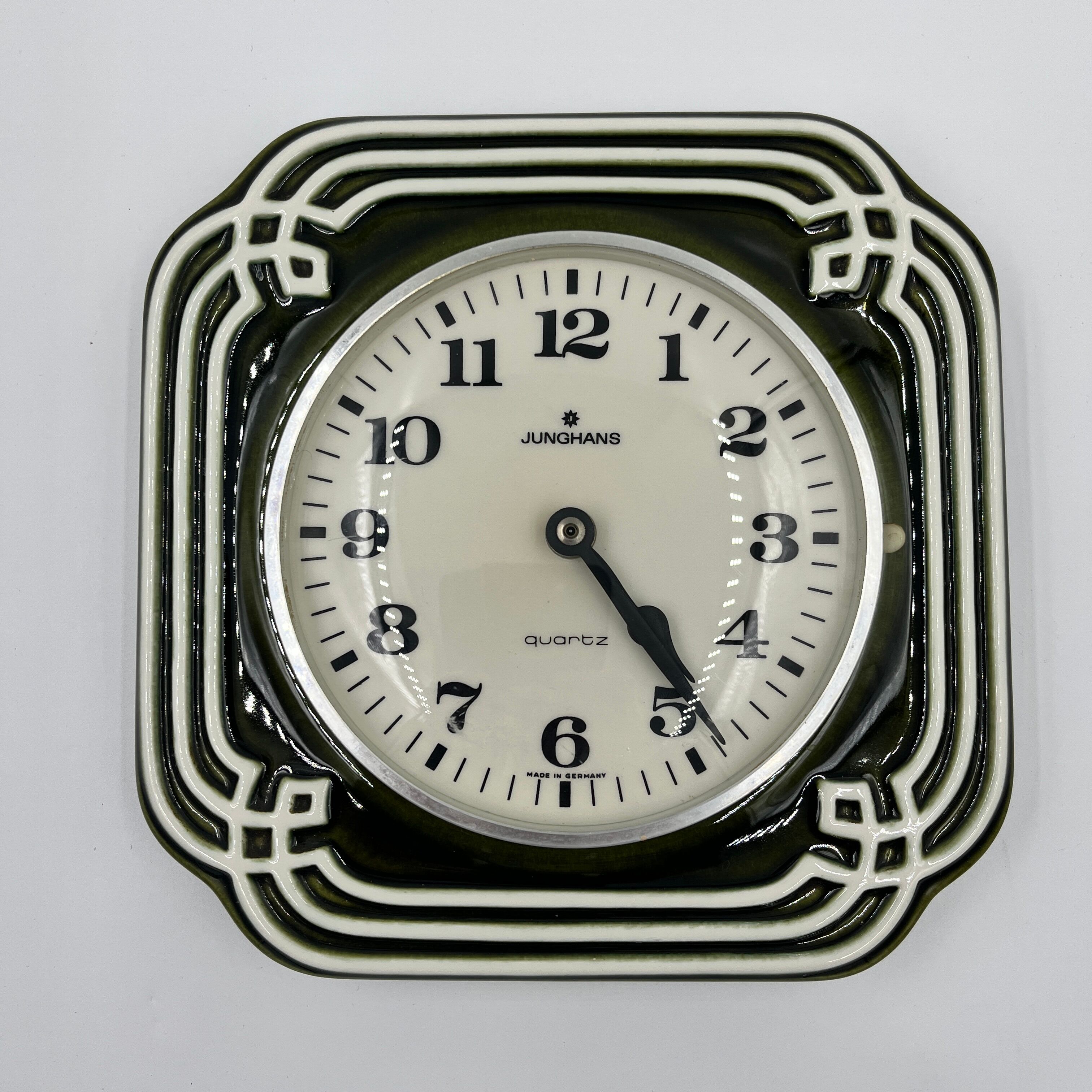 Junghaus ceramic clock